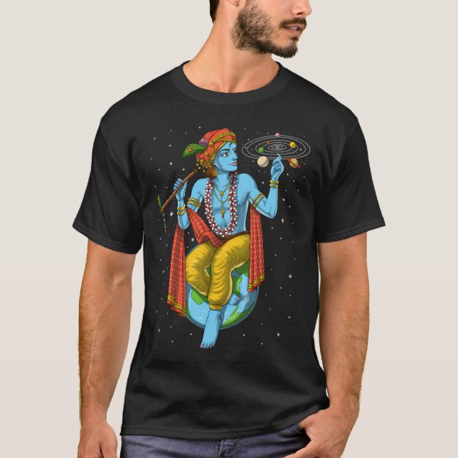 Camiseta Senhor Hindu Krishna (Frente)