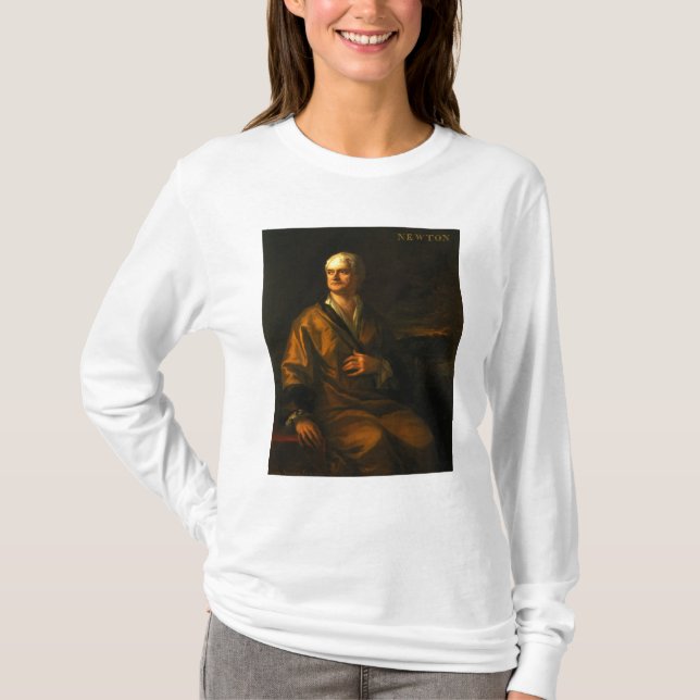 Camiseta Senhor Isaac Newton, 1710 (Frente)