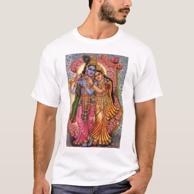 Camiseta Senhor Krishna & Radha (Frente)