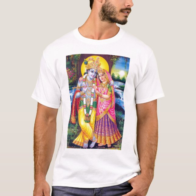 Camiseta Senhor Krishna & Radha (Frente)