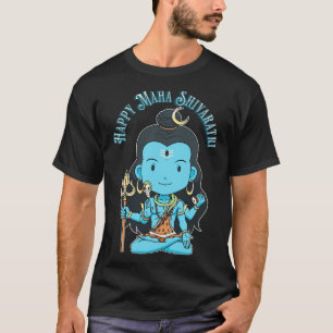 Camiseta Senhor Shiva na Pose de Lótus