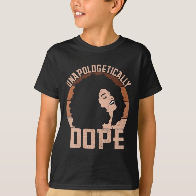Camiseta Senhora Afro Droga Sem Desculpas Orgulho Negro Mel (Frente)