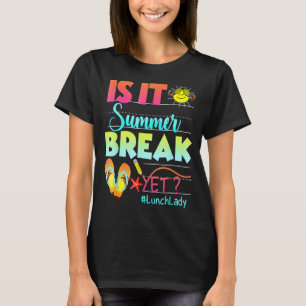 Camiseta Senhora Almoçadora É A Break De Verão Ainda Feliz