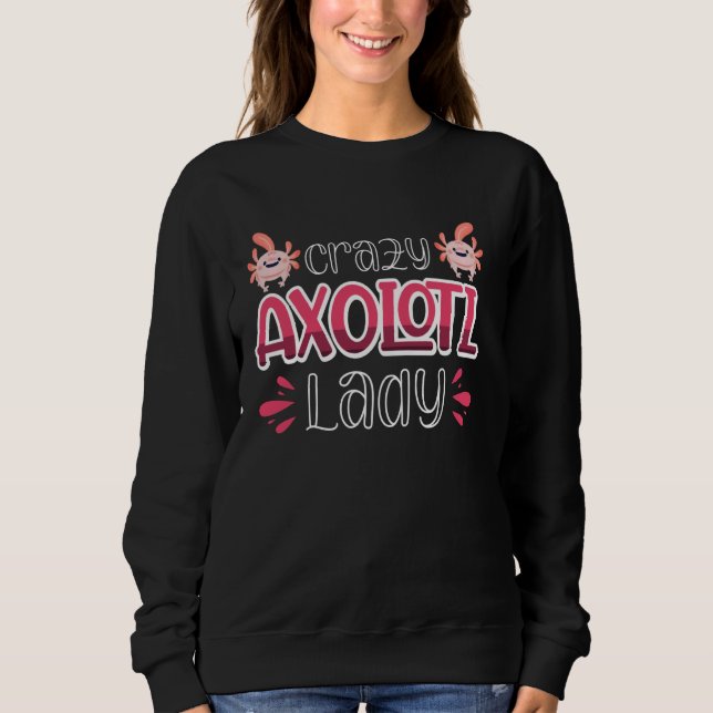 Camiseta Senhora Axolotl louca (Frente)