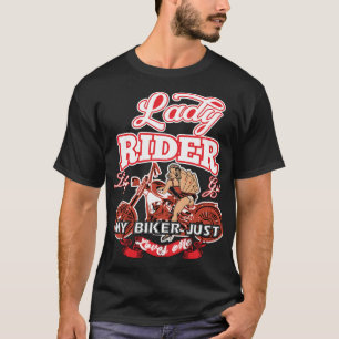 CAMISETA SENHORA BIKER, MINHA BICICLETA ME AMA A CAMISECER