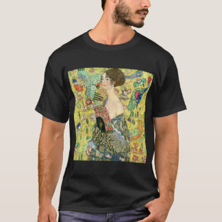 Camiseta Senhora com fã - Gustavo Klimt