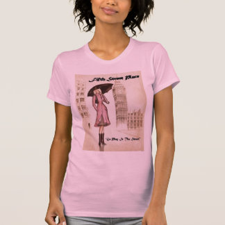 Camiseta Senhora com guarda-chuva