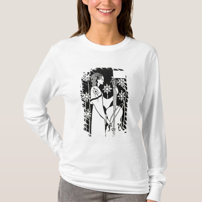 Camiseta Senhora com violoncelo, de "do ` do d'Arthur Le (Frente)