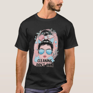 Camiseta Senhora da Limpeza Bonita - Cabelo de Limpeza Não