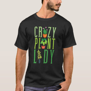 Camiseta Senhora das Plantas Loucas Botânica de Jardim