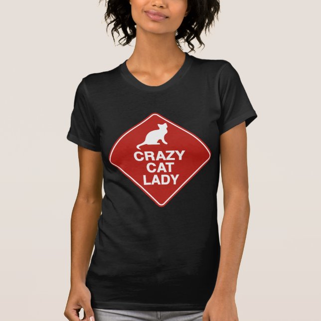 Camiseta Senhora de Gato Louca (Frente)