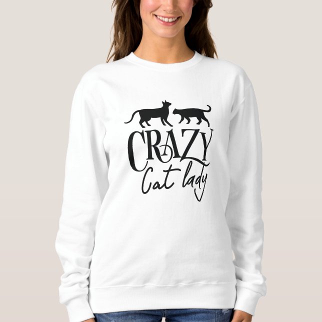 Camiseta Senhora de Gato Louca (Frente)