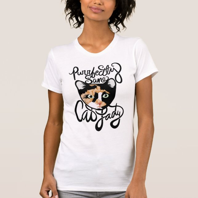 Camiseta Senhora de Gato Puramente Sane (Frente)