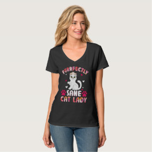 Camiseta Senhora de Gato Puramente Sane