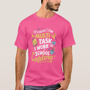 Camiseta Senhora do almoço Lady Cook, trabalhadora da canti