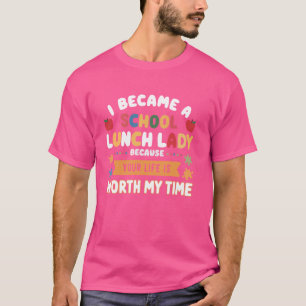 Camiseta Senhora do almoço Lady Cook, trabalhadora da canti
