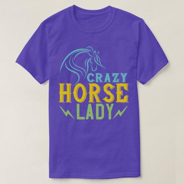 Camiseta Senhora do Cavalo Louco (Frente do Design)