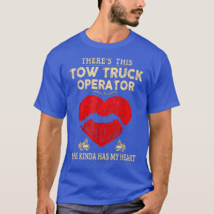 Camiseta Senhora do operador de reboque bonito
