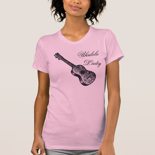 Camiseta Senhora do Ukulele (Frente)