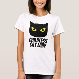 Camiseta Senhora dos Gatos sem Filhos