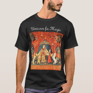 Camiseta SENHORA E UNICORN PARA Flores de Fantasia MÁGICA,