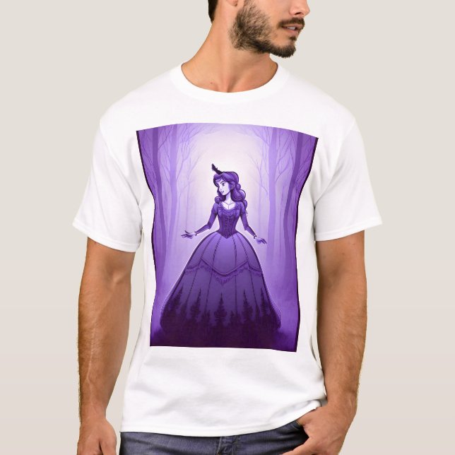 Camiseta Senhora Encantada da Floresta da Crepúsculo (Frente)