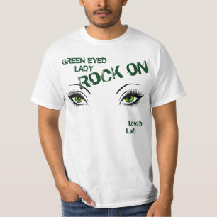 Camiseta Senhora Eyed verde Rocha T