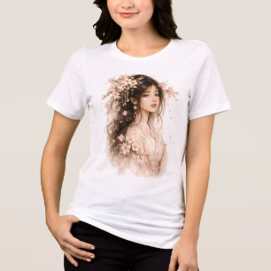 Camiseta Senhora Flor de Cerejeira