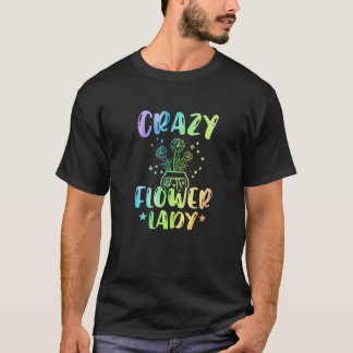 Camiseta Senhora Flor Louca Jardim Botânico Jardineiro Plan
