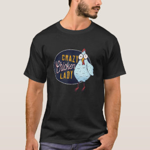 Camiseta Senhora Frango Louco Frango Para Mulheres Menin