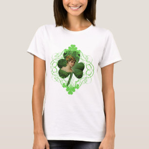 Camiseta Senhora irlandesa bonito