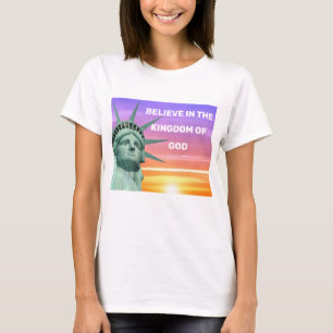 Camiseta Senhora Liberdade e O Reino de Deus