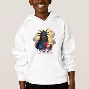 Camiseta Senhora Liberdade Reimaginada – Uma Nova Face da L