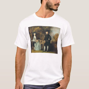 Camiseta Senhora Lloyd e seu filho de Thomas Gainsborough