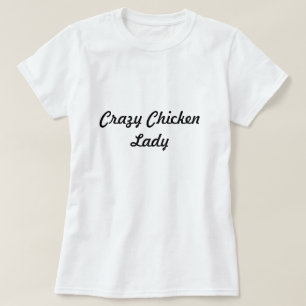 Camiseta Senhora louca da galinha