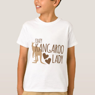 Camiseta Senhora louca do canguru