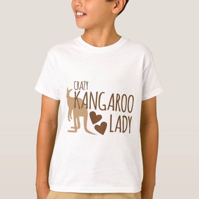 Camiseta Senhora louca do canguru (Frente)