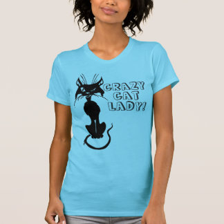 Camiseta Senhora louca do gato