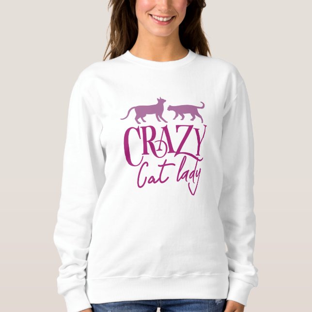 Camiseta Senhora Louca dos Gatos (Frente)