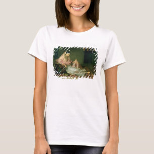 Camiseta Senhora muçulmana Reclining, 1789 (óleo em canva