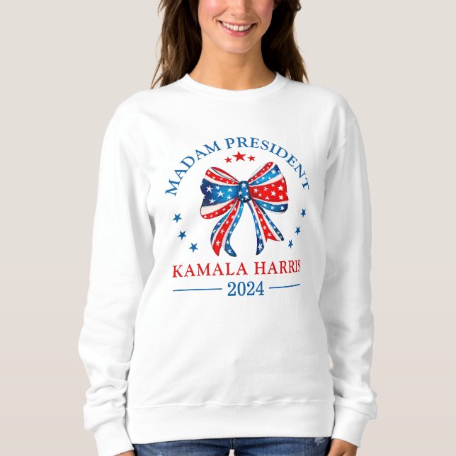 Camiseta Senhora Presidente Kamala Harris (Frente)