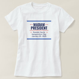 Camiseta Senhora Presidente Kamala Harris Inauguração