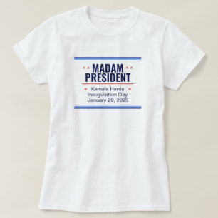 Camiseta Senhora Presidente Kamala Harris Inauguração
