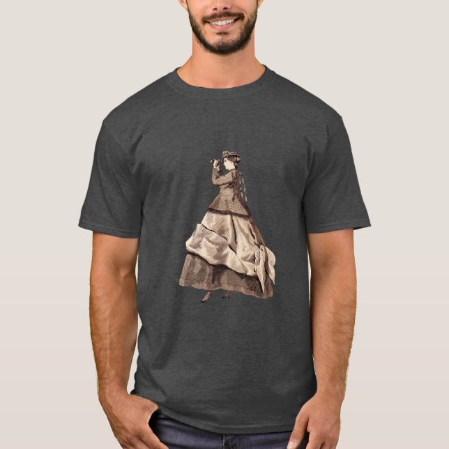 Camiseta Senhora Steampunk Antique (Frente)