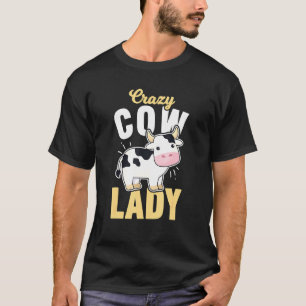 Camiseta Senhora Vaca Louca Fazendeira Açougueira e Ordenha