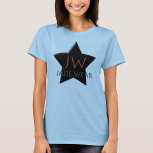 Camiseta Senhoras baby-Tee1 do desgaste do jade