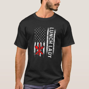 Camiseta Senhoras de Comida da escola de almoço