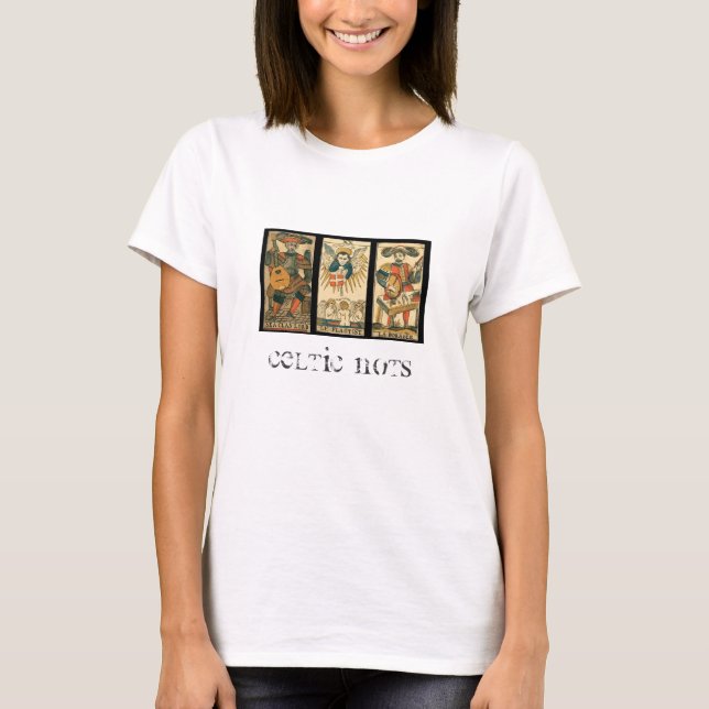 Camiseta Senhoras de manga longa - Nots Tarot (Frente)