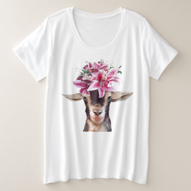 Camiseta Senhoras e Tamanho Tee Lily, o Capim (Frente do Design)