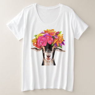 Camiseta Senhoras e Tamanho Tee Posey, o Capim